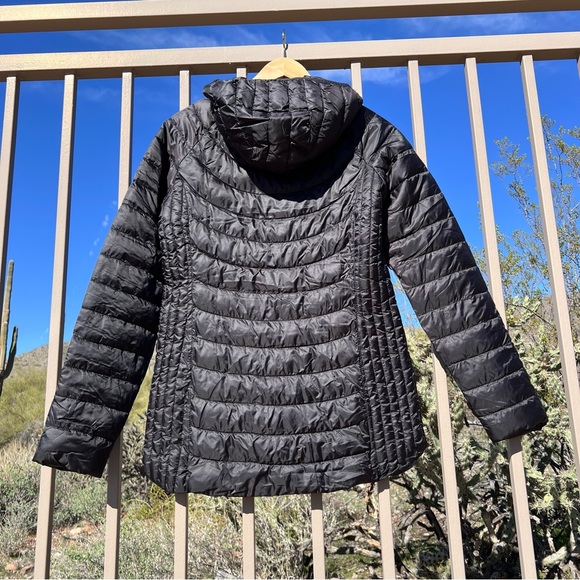 Excelled NWT Women’s Hooded Puffer Jacket (Kohl’s) S Black Style LX1017PP - Picture 7 of 9